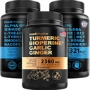 MEDCHOICE Turmeric & Ginger (120ct) and Nootropic Brain (120ct) Supplement Sche - Wellness Duo for Common, Digestion, Brain, & Mood Support - Vegan, Non-GMO, Gluten-Free