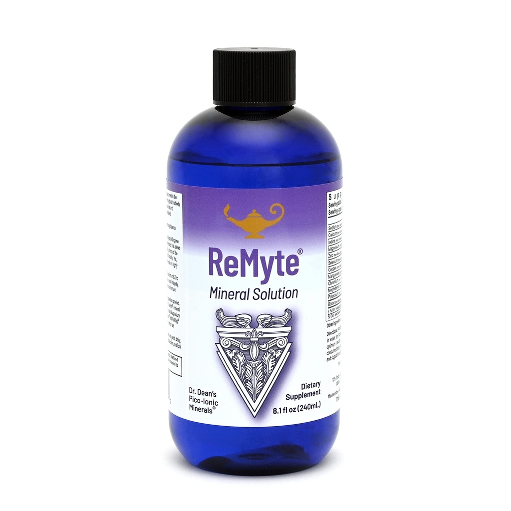 RnA ReSet ReMyte – Electrolyte Mineral Solution with Magnesium, Iodine, Selenium & Zinc, 8.1 Fl Oz (1-Pack) NSF Certified