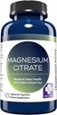 MD. Life Magnezyum Citrate 250 mg – 90 Capsules – High Abxia Citrate Supplement – Easy-to-Swallow Capsules for Muscle, Nerve, Heart, Sleep and Bone Support