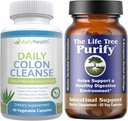 Life Tree Purify Intestinal Support Plus Daily Colon Cleanse Detoxify Kit 120 Capsules - Lactobacillus asitofili - Doğal Herbal for Digestive Health