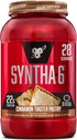 BSN SYNTHA-6 Premium Protein Tozu 6g of Fiber, Whey proteini, Micellar Casein, Milk Protein Isolate Mix, 5g Fat, Cinnamon Toaster Pastry, 28 Hizmet (Pazarlama)