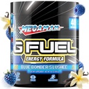 G Καύσιμα Megaman Energy Drink Powder, Προ προπόνηση Caffeine Mix για το παιχνίδι, Ζάχαρη Free Focus Amino, Βιταμίνη + Αντιοξειδωτικά, 9.9oz (Blue Slushee, 40 εξυπηρετούν)