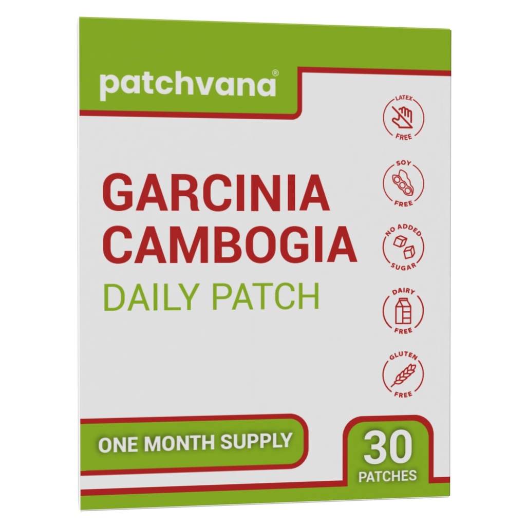 Garcinia Cambogia Patch for Women & Men, 1 Month Supply, 30 Patches