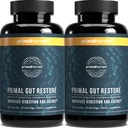 Primal Harvest 2 Pack, Gut Health için geri yükleme, Primal Gut Geri Döndürme /POSTbiyotikler, Kadınlar ve Erkekler için İbiyotikler, 60 CT - Digestion, Colon Cleanse, Helps Leaky Gut Repair