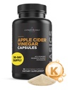 Daily Apple Cider Vinegar Capsules with The Mother (1500 mg) - ACV Kadın ve Erkekler için Probiyotikler ve Potasyum Pilleri - Gut Health, Digestion, Appetite & Kilo - Vegan, 90 Capsules