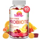Probiyotik Gummies Sugar Free- 3 Milyar CFU Gazı azaltır, Bloating - Kadınlar, Çocuklar ve Erkekler Probiyotik- Bacillus Coagulans- Natural, Vegan, Vegetarian, Kosher, Halal -90 Gummy Probiyotiks