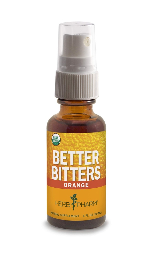 Βότανο Pharm καλύτερη Bitters Πιστοποιημένα οργανικά Digestive Bitters, Πορτοκάλι, 1 ουγγιά