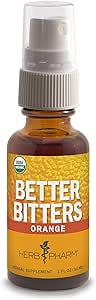 Herb Pharm Better Bitters sertifikalı Organik Digestive Bitters, Orange, 1 Ounce