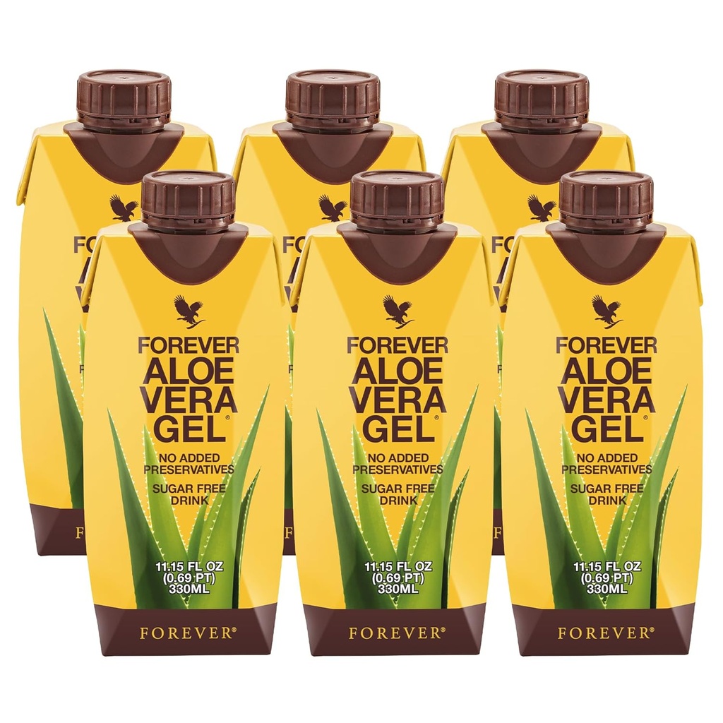 Sonsuz Yaşam - Aloe Vera Gel -% 99.7% Saf İç Broşür Aloe Vera Juice - Preservative-Free - 11.15 fl oz (Pack of 6)