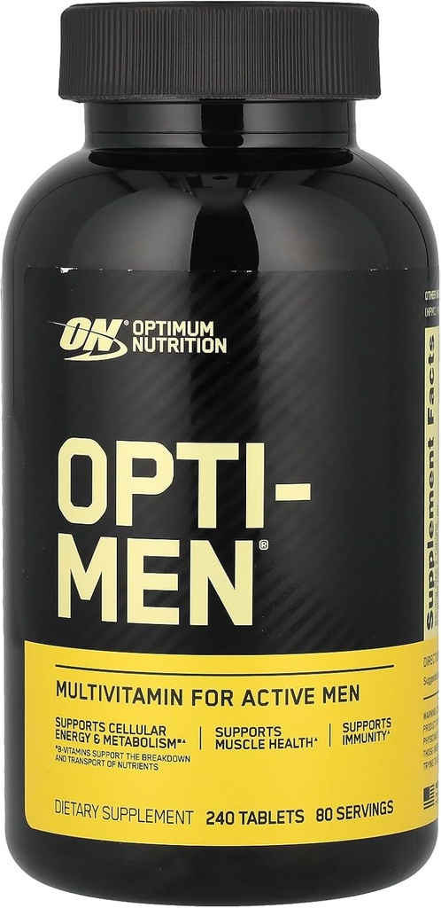 Optimum Beslenme Opti-Erkek Günlük Multivitamin Supplement, 240 Kont