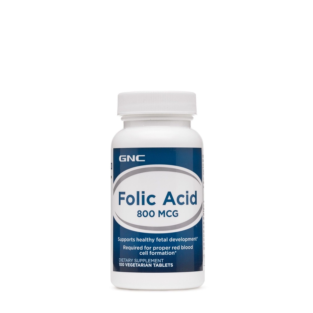 GNC φολικό οξύ 800mcg 