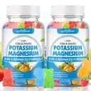 Yetişkinler Çocuklar için yumuşak taşıyıcı Şeker Ücretsiz Pyum Magnezyum Gummies, Yüksek Abhidrasyon Pagon Tamam Gummies Destekler Leg Cramps & Muscle & Immune Health, Delicious Karma Fruit Flavor 120