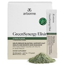Arbonne Vegan Greens Powder – Citrus-Flavored GSE with 13 Digestive Enzymes, Vegan Collagen Builder, Probiotics, and Prebiotics – Gut Health and Skincare – 30 Stick Packs