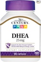 DHEA 25 mg 90 Capsules, 21st Century