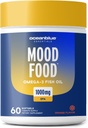 Oceanblue Essentials Mood Food Omega 3 | Triple Strength Fish Oil 1000mg EPA for Mood Support | Burpless Mini Softgels | Heart Health, Non-GMO (60) Count