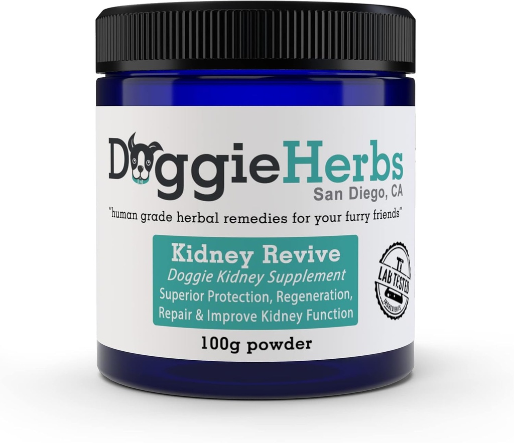 Certified Organic Kidney Revive - 100% Βότανο σκύλου νεφρών υγεία Θεραπεύοντας συμπλήρωμα για οξεία και χρόνια ασθένειες από τα βότανα σκύλου