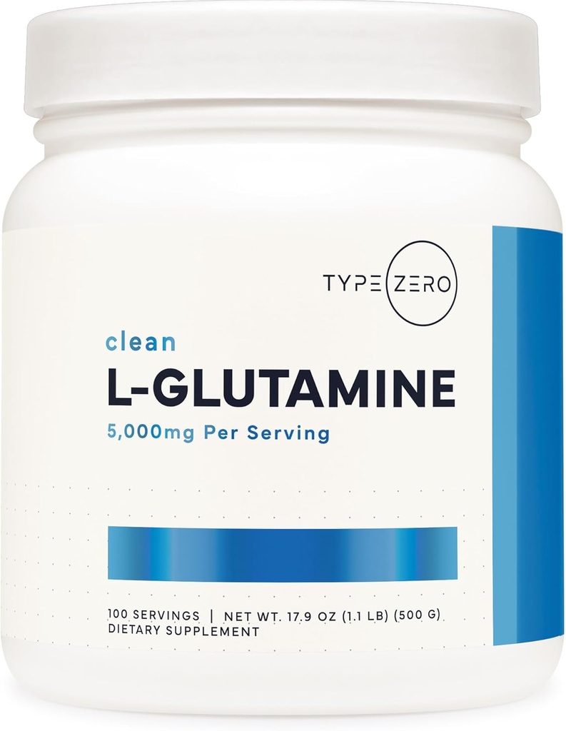 Tip Zero L-Glutamine Toz (500G) 3Month Supply Pure L-Glutamine Supplement - Vegan, Gluten Free, No Fillers