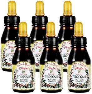 Sağlıklı Glucose Seviye ve Cardiovascular Sağlığı - 6 Şişe Değer Paketi Brezilyalı Yeşil Arı Propolis Sıvı Glycolic Ekstra - Alkolik, Ücretsiz, Şeker Ücretsiz (PG)