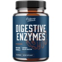 Pure Digestive Enzyme Capsules with Lipase Amylase Protease - Aids Digestive System Natural Immune System Booster - Breaks Down Carbohydrates Reduce Bloating Gas Digestive Enzymes Pills