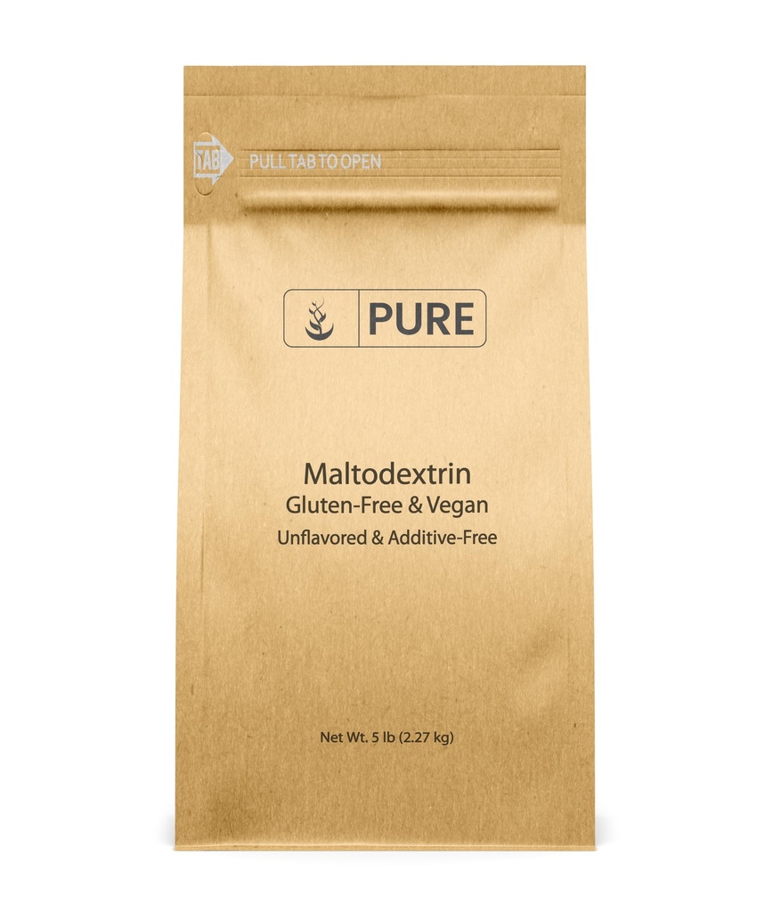 Pure Original Ingredients Maltodextrin Powder (5 lb) Binder & Thickener, Unflavored, No Additives