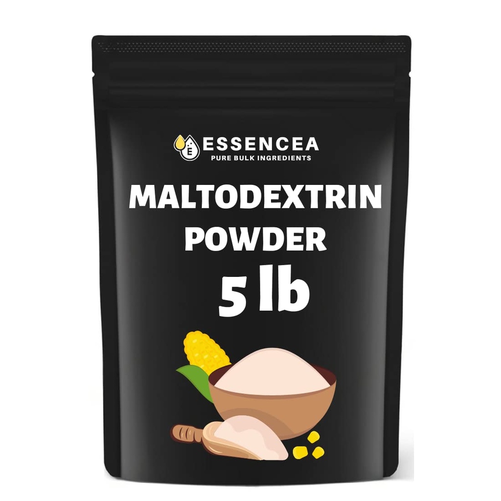Maltodextrin Powder 5lb Pure Bulk Ingredients | Carbohydrate Powder - Carb Powder - Workout Powder Bulk Bag (80 Ounces) [Packaging May Vary]