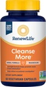 Renew Life Cleanse More Herbal Formula with Magnesium for Overnight Περιστασιακές Περιστασιακές Περιστασιακές Περιστασιακές Ανακουφίσεις; Βοηθά στην προώθηση των αποβλήτων και της αποβολής τοξινίνης; Γλουτένη, Γαλακτοκομικά και Χωρίς Σόγια; 60 Χορτοφαγικές Κάψουλες*