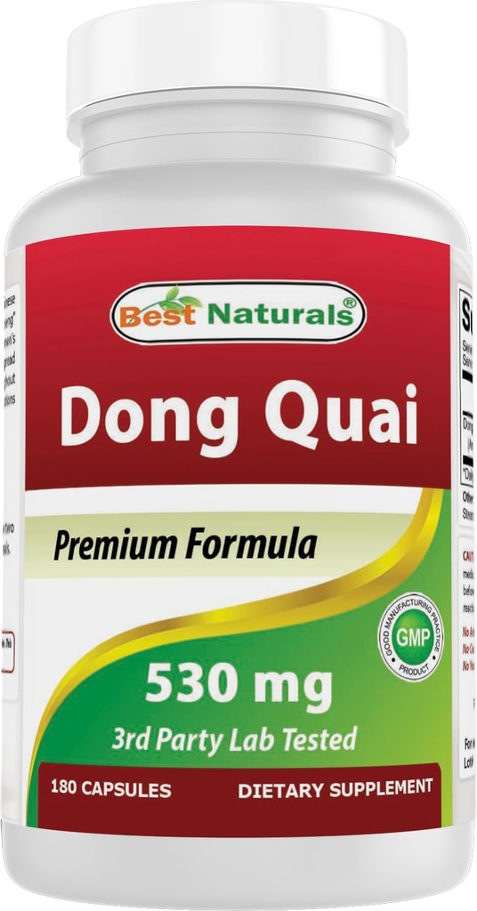 Best Naturals Dong Quai 530 mg 180 Καψάκια