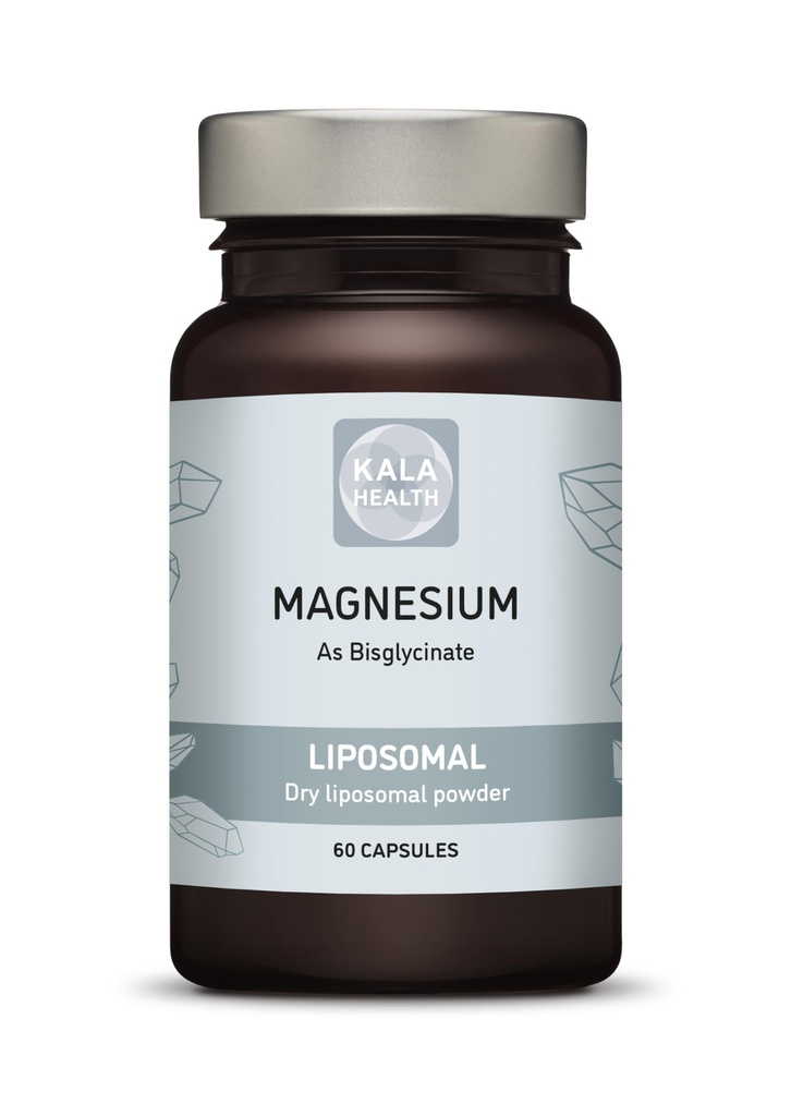 Liposomal Magnesium Bisglycinate Powder 500 mg Capsules – Vegan, Non-GMO, Pure Active Ingredient, No Additives, 80% Elemental Magnesium per Serving (60)