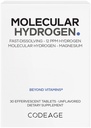 Codeage Molecular Hydrogen Supplement - Fast-Dissolving 12 PPM Hydrogen Water Tablets with Elemental Magnesium - Hydration Tablet Body Function - Unflavored, Vegan, Non-GMO, Gluten-Free - 30 Tablets