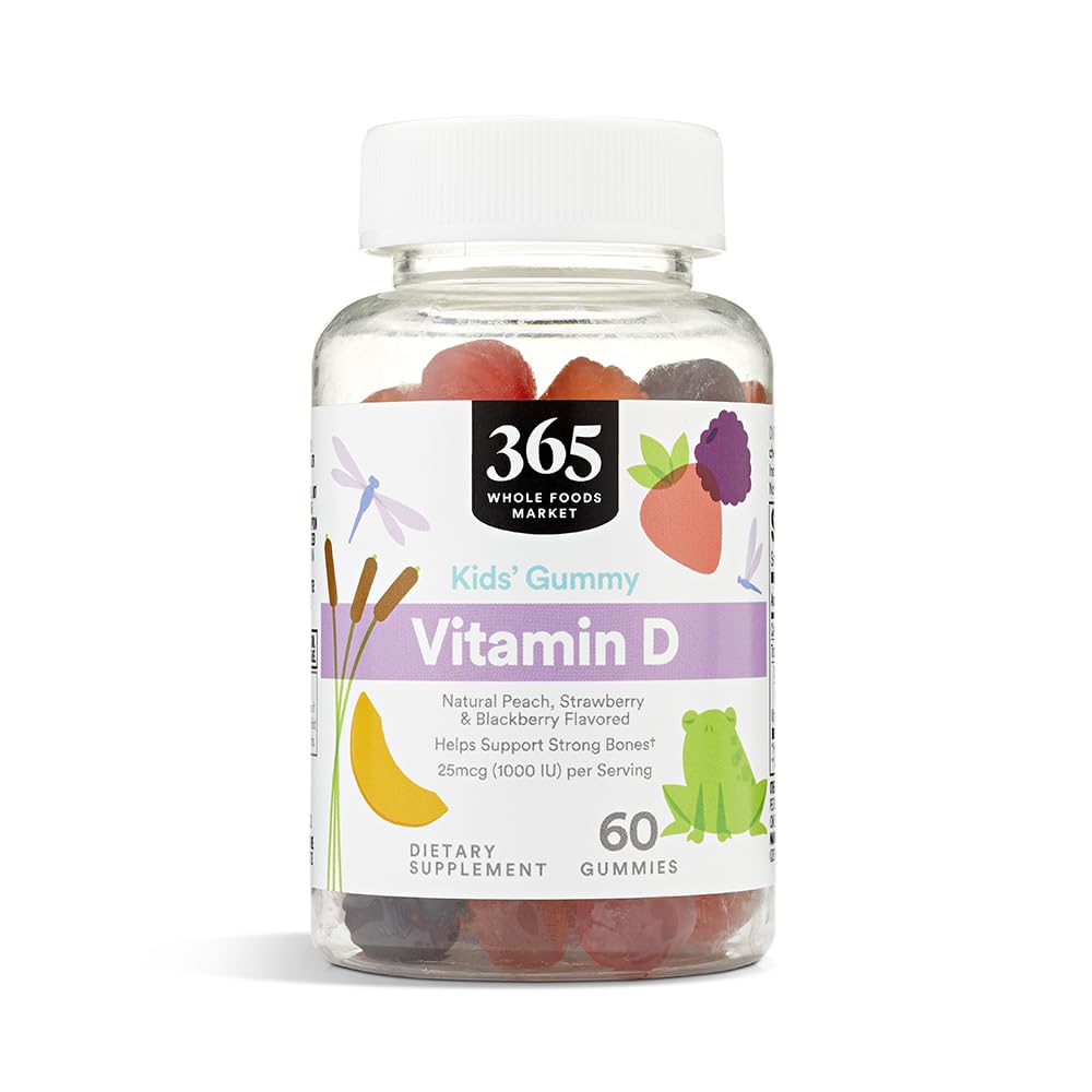 365 by Whole Foods Market, Kid's Vitamin D3 Gummies, 60 Count