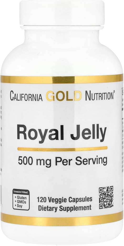 California Gold Nutrition Royal Jelly, 500 mg, 120 κάψουλες Veggie