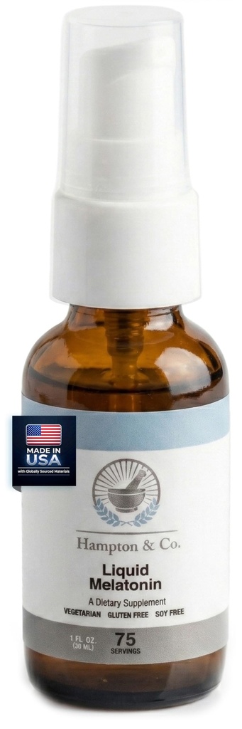 Hampton Distribution Fast-Acting Melatonin Sleep Spray - 3mg Liquid Formula for Quicker Fall Asleep & Restful Nights – Easy to Use Bedtime Mist – Maximum Bioavailability – 30mL