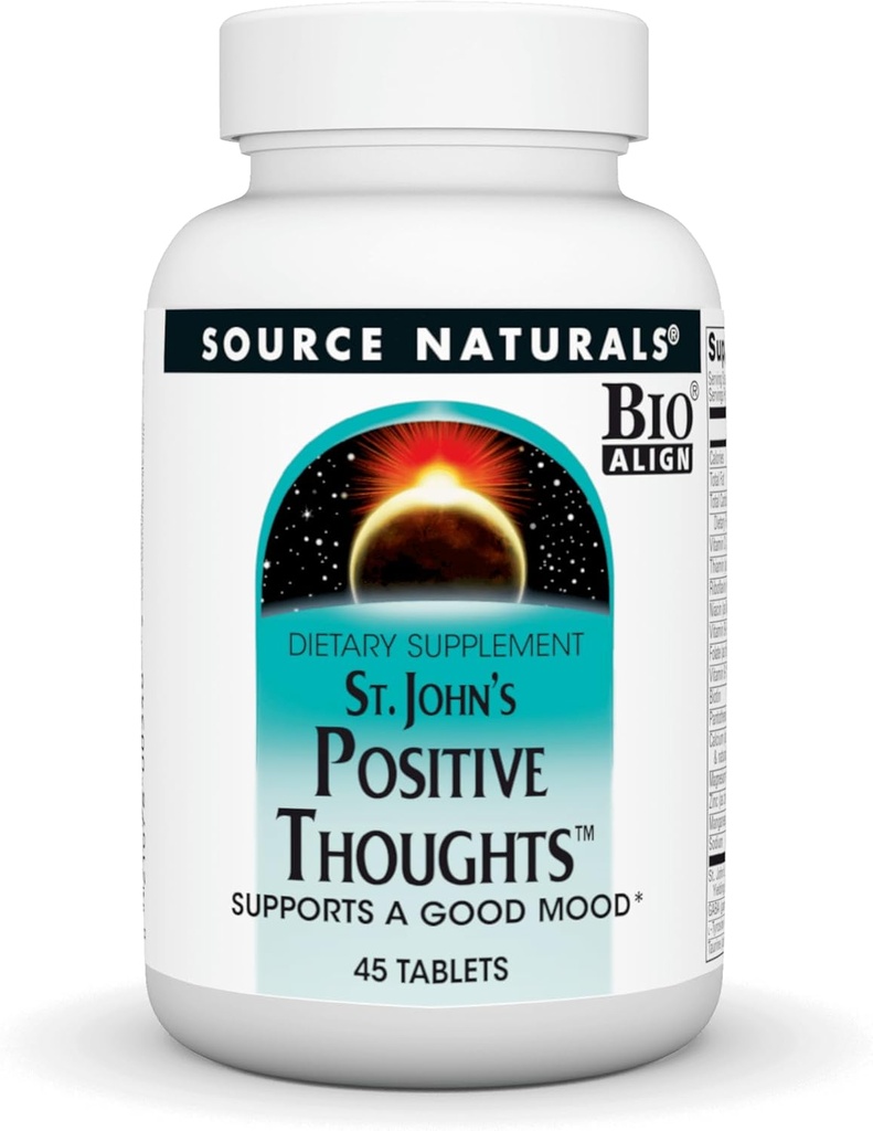 Kaynak Naturals St. John'un Olumlu Düşünceleri - İyi Bir Mood* - 45 Tabletler