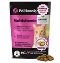 Cat Multivitamin Chews - Sağlık için Kediler + Immune, Ortak Destek, Skin & Coat ve Digestion - Omega 3s, Lysine & Probiyotiks for Cats, Vitamins for Cats - Chicken (90-Day Supply)