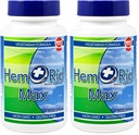 HemRid Max: Natural Hemorrhoid Relief Supplement for Discomfort - Made in The USA (Pack of 2)