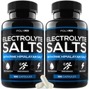 (2 Pack | 200 Salt Pills) Salt Tablets Electrolyte for Runners - NSF Certified - Electrolytes Replacement for Rapid Hydration, Recovery, and Endurance