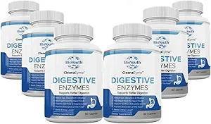Laboratuvarlar Doğal Digestive Enzymes & Probiyotik Supplement for Yetişkinler, 360 Capsules - Digestive Enzymes & Avantaj Probiyotik for Digestion & Digestive Health.