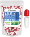 XPRS Nutra Size 1 Empty Capsules - 500 Count Empty Gelatin Capsules - Pill DIY Capsule Filling - Pure Bovine Pill Gel Caps for Do-It-Yourself Supplements (Red/White)