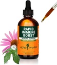 Herb Pharm Organik Hızlı Immune Boost: Yetişkinler için hızlı-Absorbing Tincture, Goldenseal, Ginger Extract & Elderberry, Immune Support Supplement & Wellness Aid, 4 Ozune