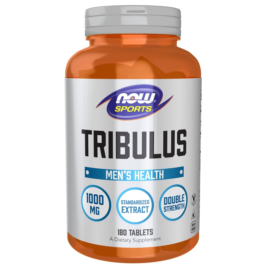 NOW Foods Sports Nutrition, Tribulus (Tribulus terrestris) 1, 000 mg, Διπλή Δύναμη, Υγεία των ανδρών, 180 δισκία