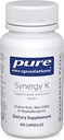 Pure Encapsulations Synergy K - Vitamin K1, K2 & D3 - Destekler Bones, Blood Gemiler, Vascular Elastikite ve Latilizasyon* - Cholecalciferol - Gluten Free & Non-GMO - 60 Capsules