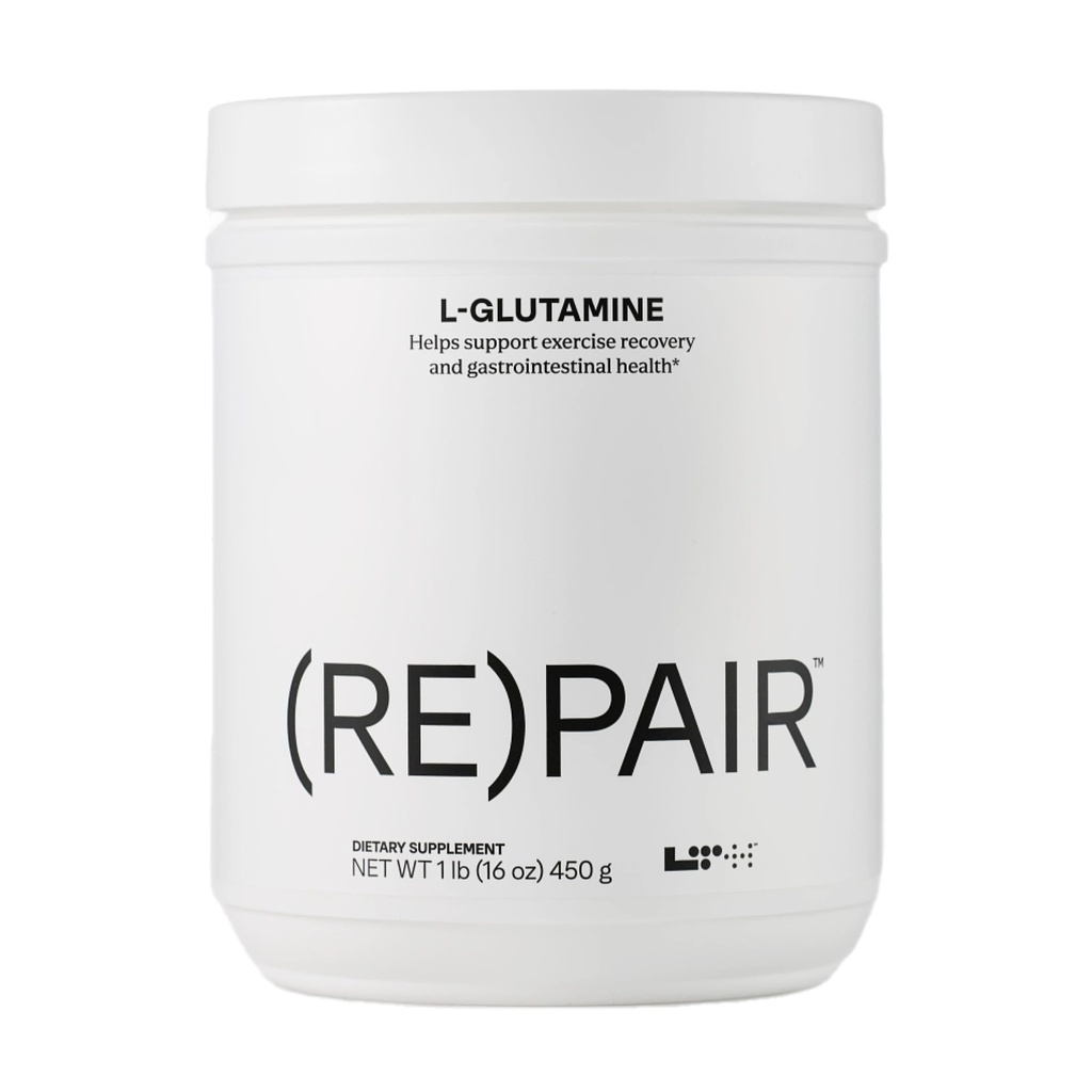 LTH Repair L-Glutamine - Trusted by Life Time Members - Amino Acid Supplement - for Digestive Health & Immune Support - Aids Muscle Recovery - Unflavored, 90 Servings