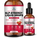 GLP-1 Supplement Drops for Men & Women, Natural 12-in-1 GLP 1 Boost w. Berberine HCI Digestive Enzyme for Appetite Craving Metabolism & Digestive, GLP-1 Daily Cuting Drink Mix Liquid More Potency