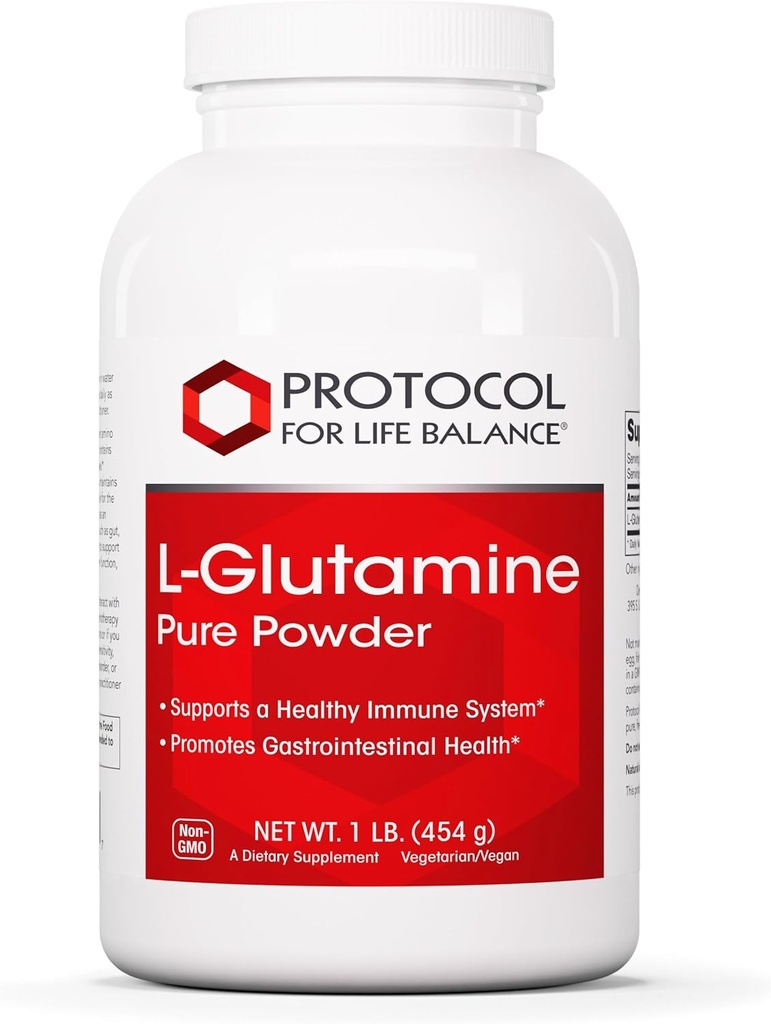 Yeni BALANCE L-Glutamine - Pure Toz - Kas Doku, Gut Health ve Immune Support - 1 Pound