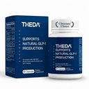THEDA GLP-1 Supplement Weight Loss for Women and Men - Clinically Studied Metabolism Booster, Expert Formulated and Patented to Support GLP1 Production Naturally (30 Day Supply, 60 Capsules)