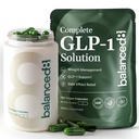 GLP1 Supplements Weight Loss Women & Men – Appetite & Metabolism Support – GLP1 Booster for Gut Health – Vegan, Made in USA – 120 Capsules