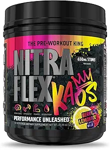 Nitraflex KAOS Λεμονάδα μούρου πριν την προπόνηση σε σκόνη,