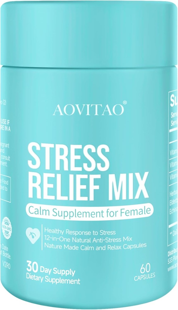 Nighttime Relaxation Herbal Capsules Supports Restful Sleep with Magnezyum & Ashwagandha