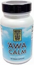 "Awa Calm Capsules - Kava-Based Herbal Supplement with %30 Kavalatone, Calamus Root, Passion Flower, Lemon Balm & Hops (120 Capsules)
