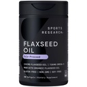 Spor Araştırması Flaxseed Oil Softgels 1242mg - Plant Based Omega 3 Supplement for Women & Men - Non-GMO Doğrulanmış, Soy & Gluten Free (200) Count & Gluten Free (200) Count